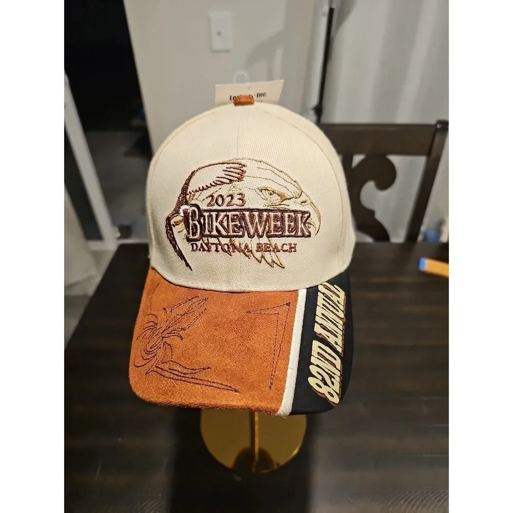 82nd‎ Annual Bike Week Daytona Beach Bike Week 2023 Hat Eagle Embroidered